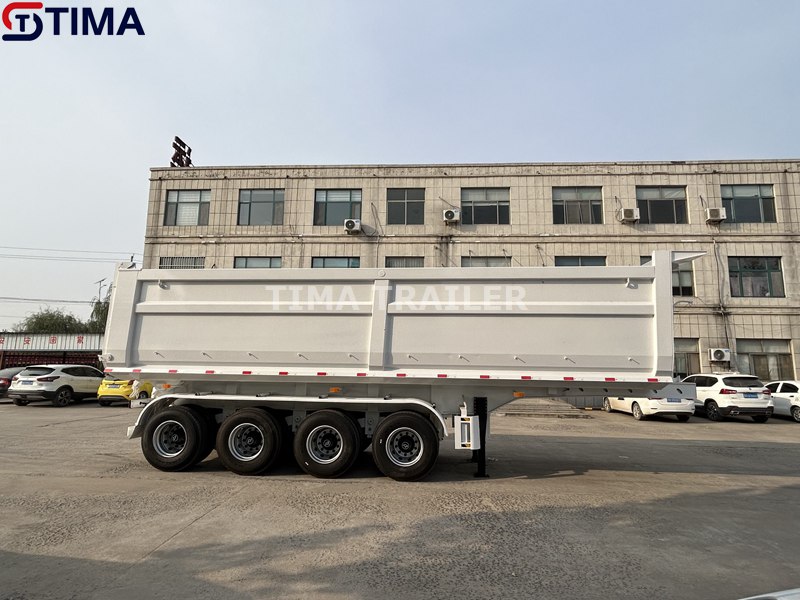Remorque benne 4 essieux 4 axles tipper trailer